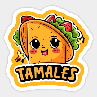 Mexican food lover tamales Sticker